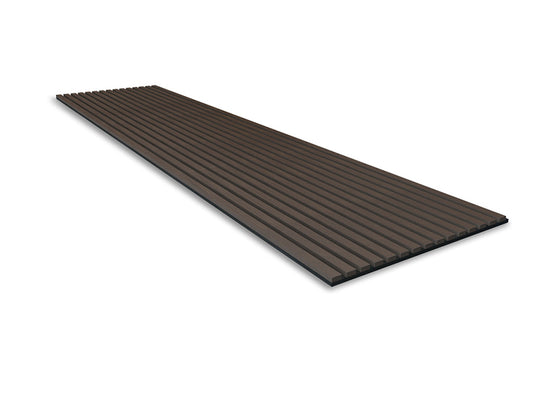 Acoustic Wood Slat Panel (Black Walnut)